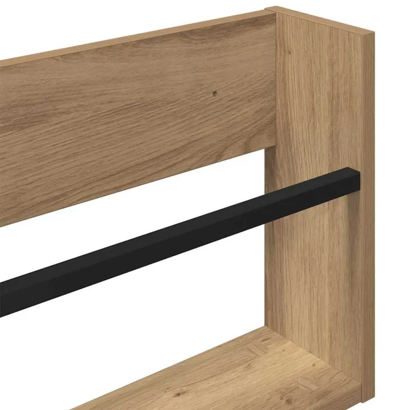 Žurnalų stovas 2 pcs Amatininkų ąžuolas 80 x 12 x 30 cm