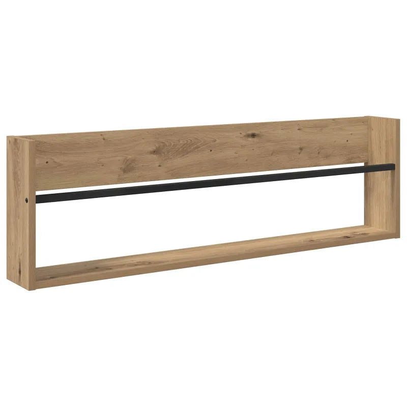 Žurnalų stovas 2 pcs Amatininkų ąžuolas 100 x 12 x 30 cm