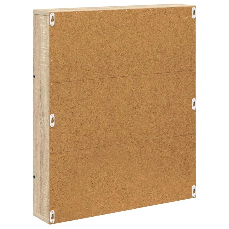 Žurnalų stovas su lentyna 2 pcs Sonoma ąžuolas 60 x 12 x 70 cm