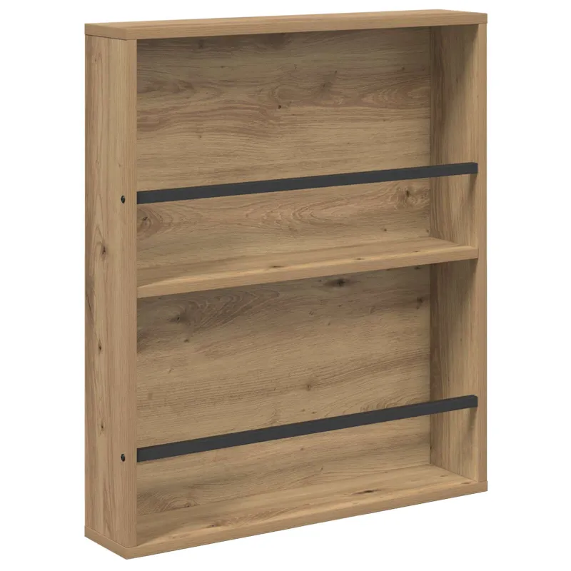 Žurnalų stovas 2 pcs Amatininkų ąžuolas 60 x 12 x 70 cm