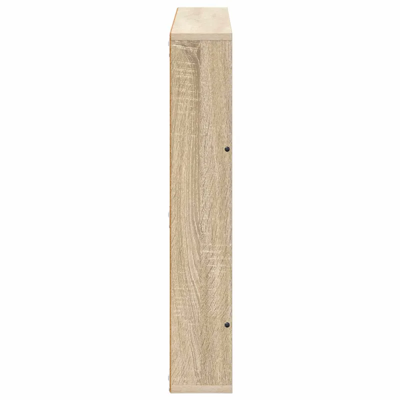 Žurnalų stovas su lentyna 2 pcs Sonoma ąžuolas 80 x 12 x 70 cm