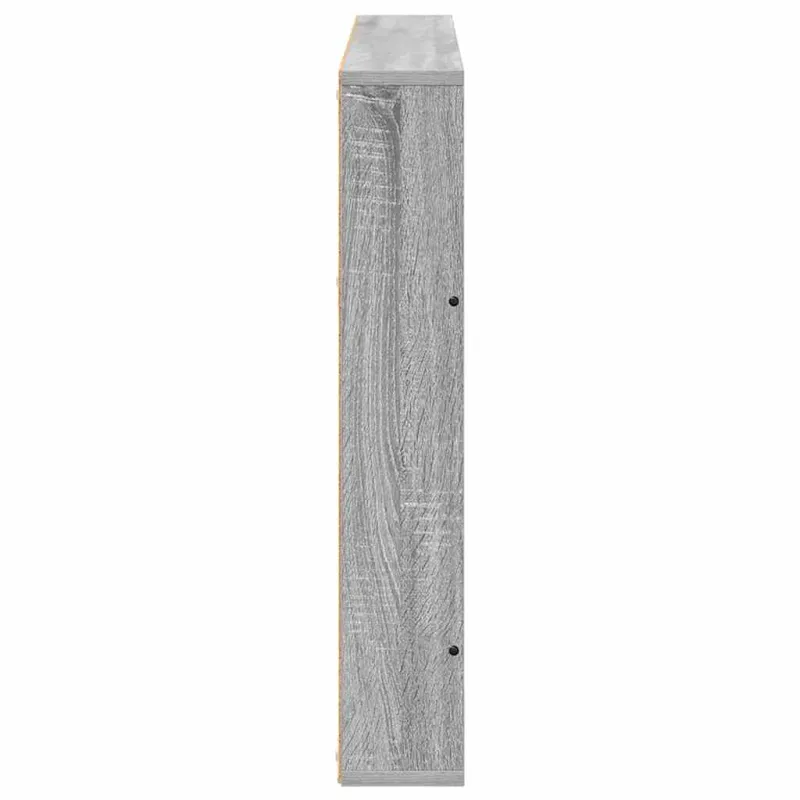 Žurnalų stovas su lentyna 2 pcs Pilkas Sonoma 100 x 12 x 70 cm