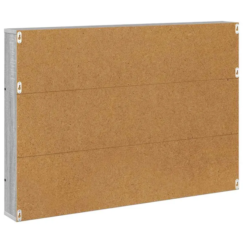 Žurnalų stovas su lentyna 2 pcs Pilkas Sonoma 100 x 12 x 70 cm