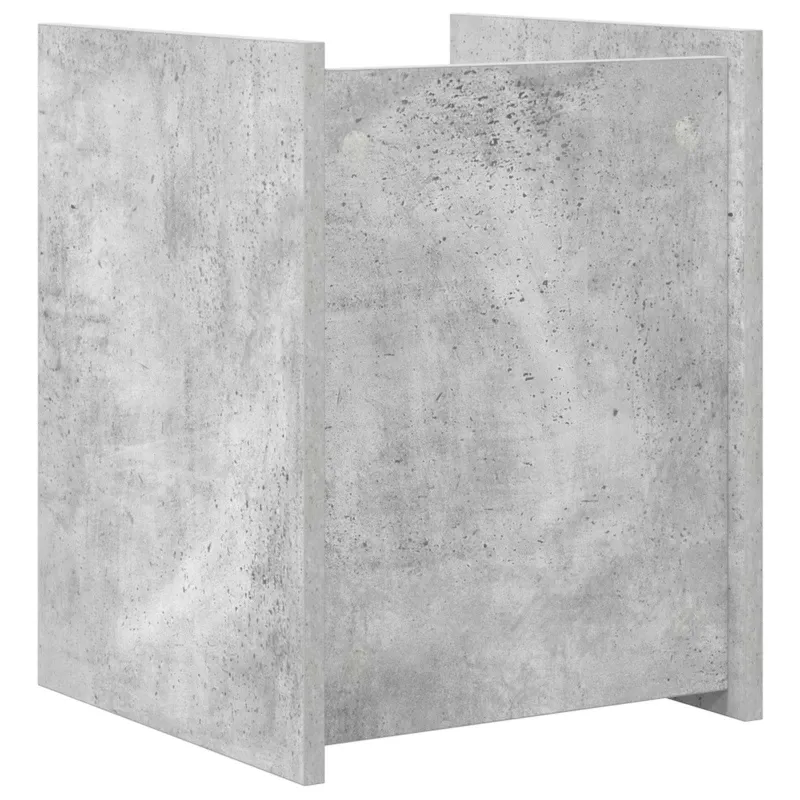 Žurnalų stovas Betono pilka 35 x 35 x 45 cm Apdirbta mediena