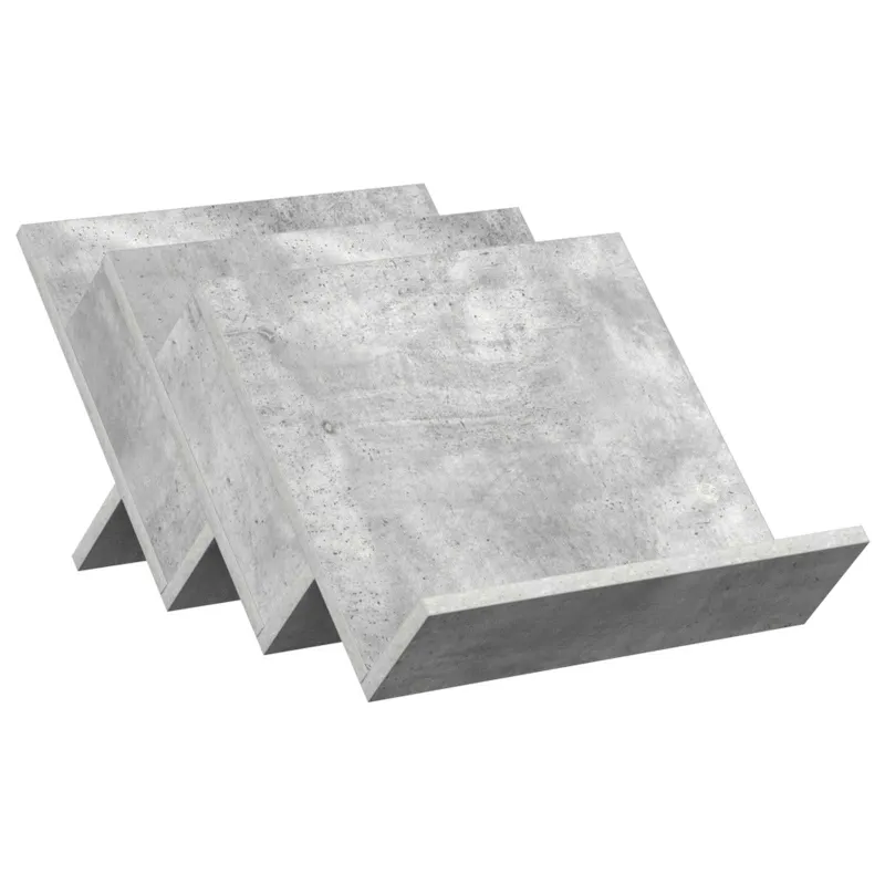 Žurnalų stovas Betono pilka 53 x 40 x 28,5 cm Apdirbta mediena