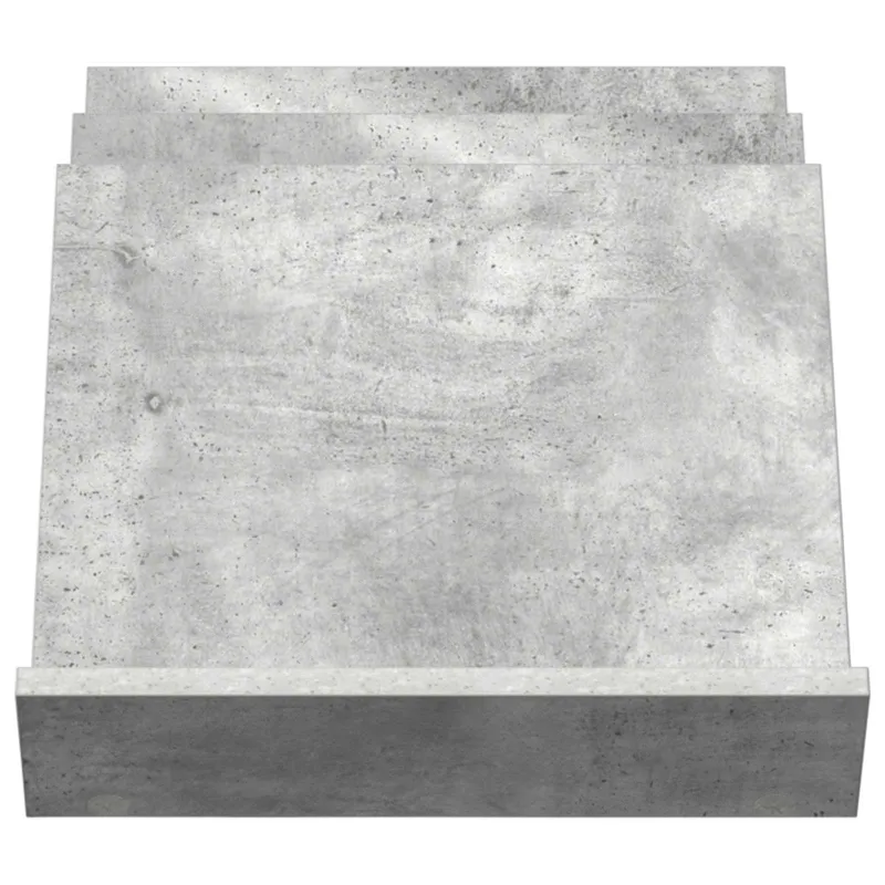 Žurnalų stovas Betono pilka 53 x 40 x 28,5 cm Apdirbta mediena