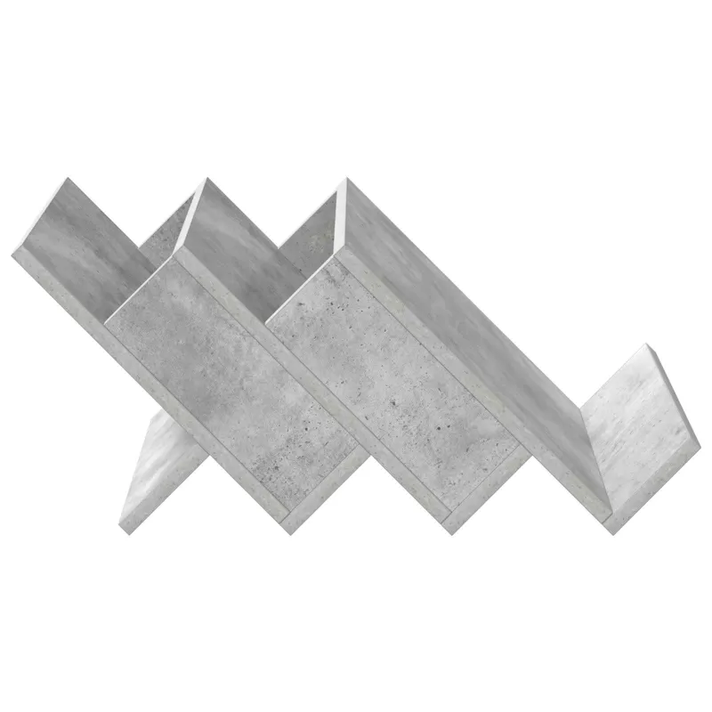 Žurnalų stovas Betono pilka 53 x 40 x 28,5 cm Apdirbta mediena