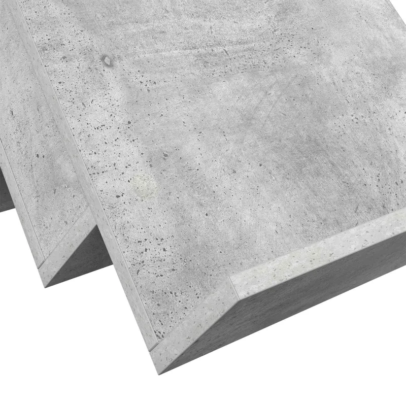 Žurnalų stovas Betono pilka 65 x 53 x 28,5 cm Apdirbta mediena