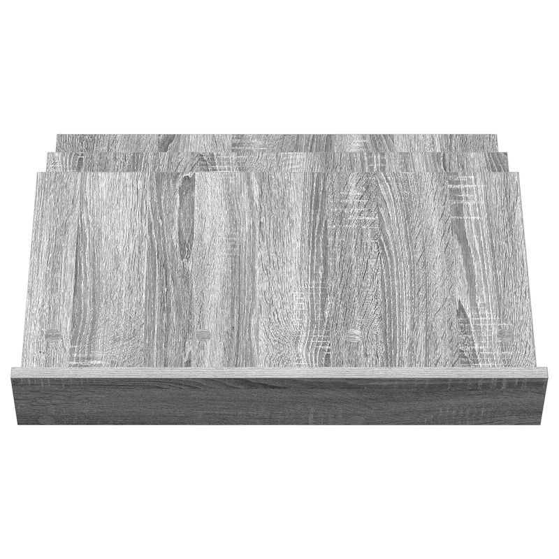 Žurnalų stovas Pilkas Sonoma 65 x 53 x 28,5 cm Apdirbta mediena