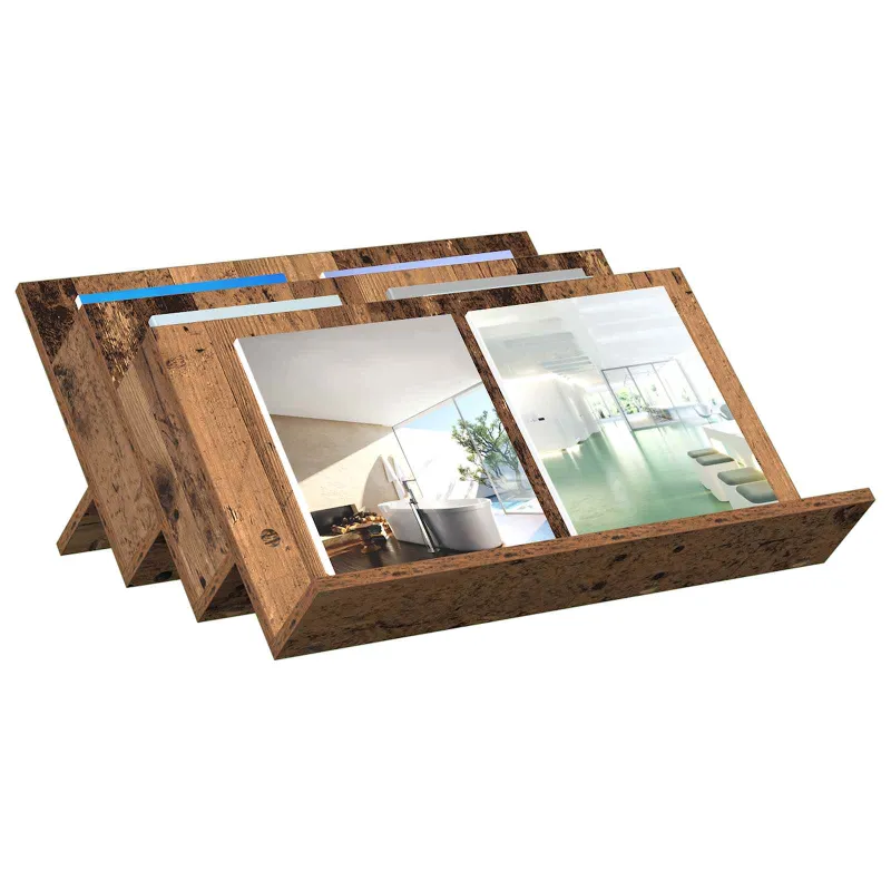 Žurnalų stovas Senas medis 65 x 53 x 28,5 cm Apdirbta mediena
