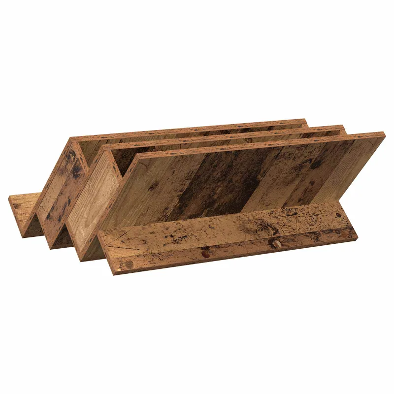 Žurnalų stovas Senas medis 65 x 53 x 28,5 cm Apdirbta mediena