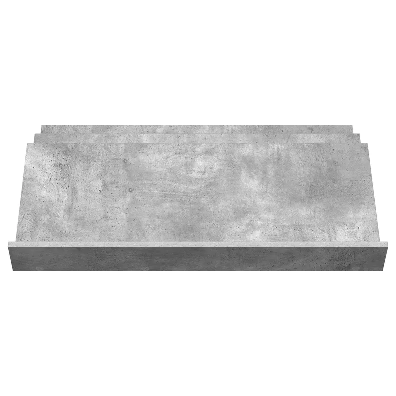 Žurnalų stovas Betono pilka 90 x 53 x 28,5 cm Apdirbta mediena