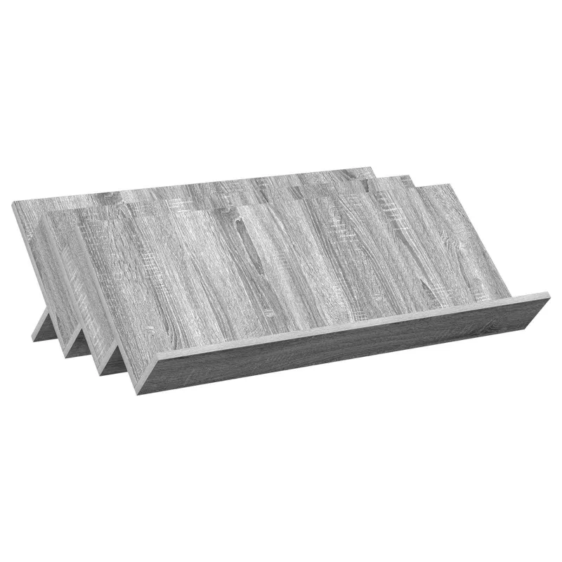 Žurnalų stovas Pilkas Sonoma 90 x 53 x 28,5 cm Apdirbta mediena