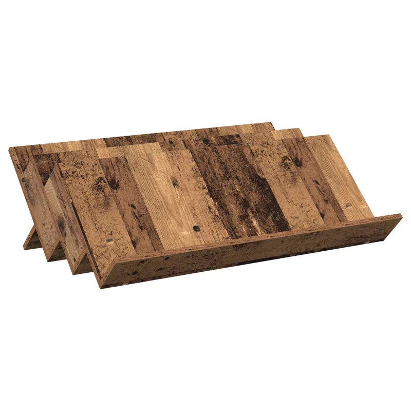 Žurnalų stovas Senas medis 90 x 53 x 28,5 cm Apdirbta mediena