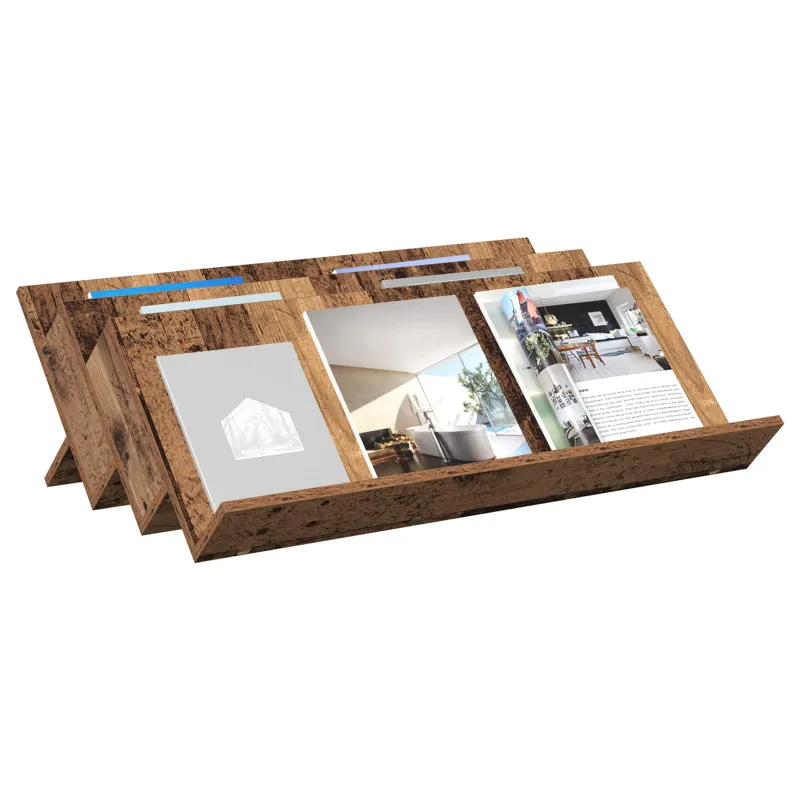Žurnalų stovas Senas medis 90 x 53 x 28,5 cm Apdirbta mediena