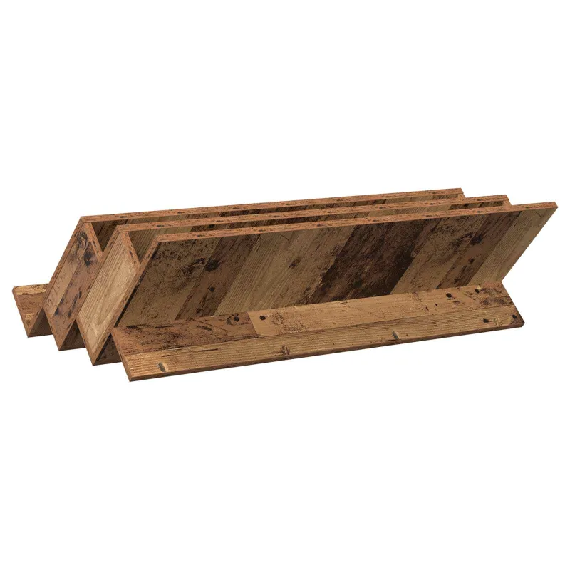 Žurnalų stovas Senas medis 90 x 53 x 28,5 cm Apdirbta mediena