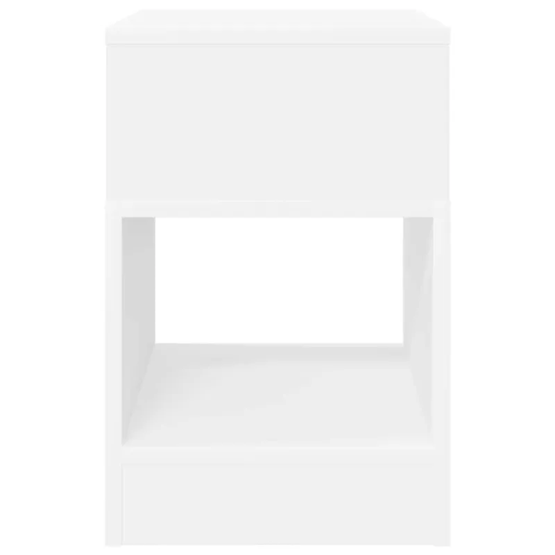 Žurnalinis staliukas 2 pcs Balta 30,5 x 30 x 45 cm