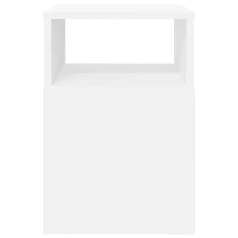 Žurnalinis staliukas 2 pcs Balta 30,5 x 30 x 45 cm