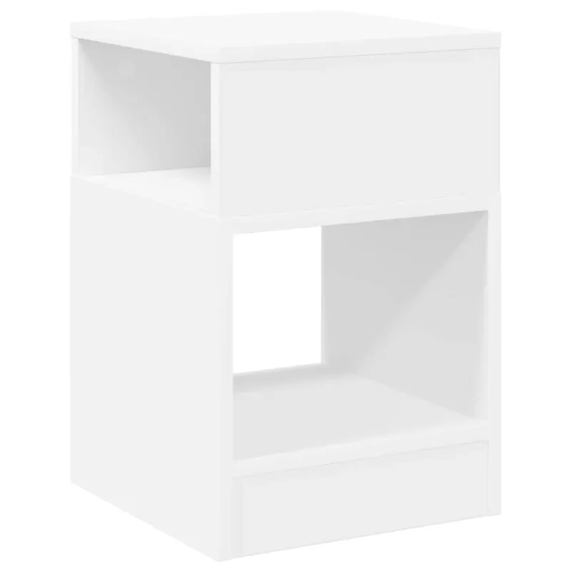 Žurnalinis staliukas 2 pcs Balta 30,5 x 30 x 45 cm