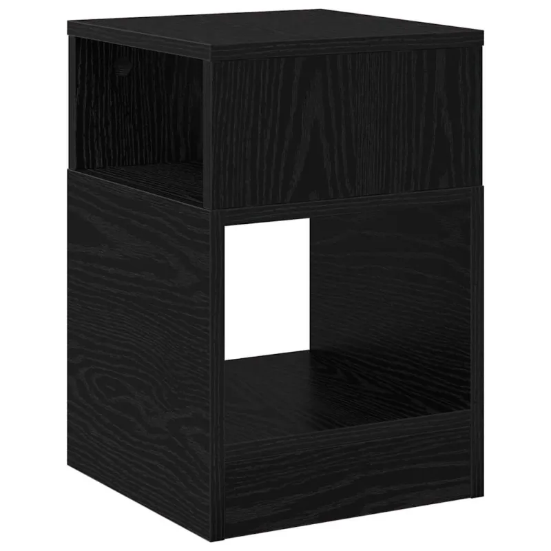 Žurnalinis staliukas 2 pcs Juodas ąžuolas 30,5 x 30 x 45 cm