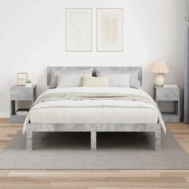 Žurnalinis staliukas 2 pcs Betono pilka 30,5 x 30 x 45 cm