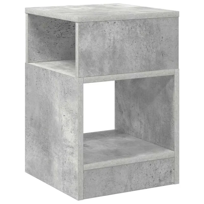 Žurnalinis staliukas 2 pcs Betono pilka 30,5 x 30 x 45 cm