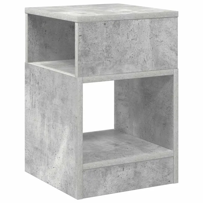 Žurnalinis staliukas 2 pcs Betono pilka 30,5 x 30 x 45 cm