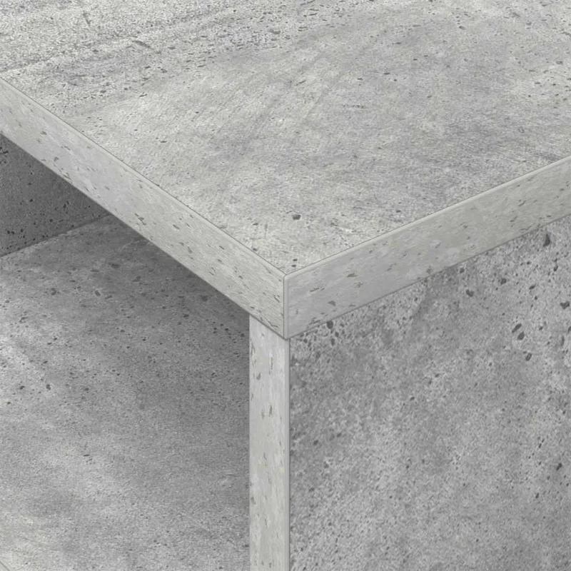Žurnalinis staliukas 2 pcs Betono pilka 30,5 x 30 x 45 cm