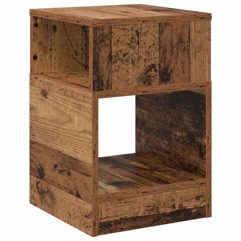 Žurnalinis staliukas 2 pcs Senas medis 30,5 x 30 x 45 cm