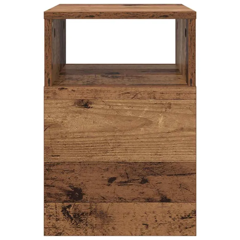 Žurnalinis staliukas 2 pcs Senas medis 30,5 x 30 x 45 cm