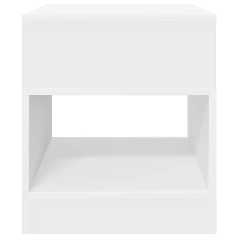 Žurnalinis staliukas 2 pcs Balta 40,5 x 40 x 45 cm