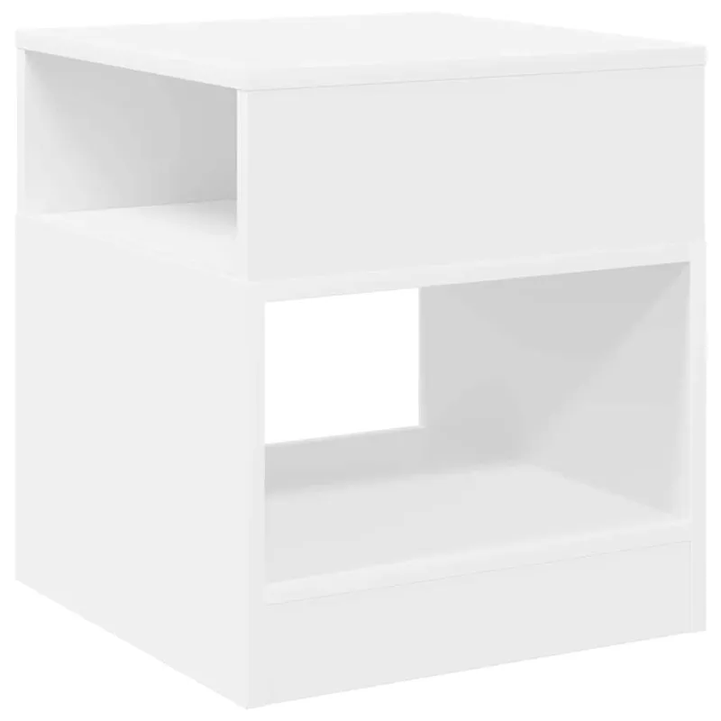 Žurnalinis staliukas 2 pcs Balta 40,5 x 40 x 45 cm