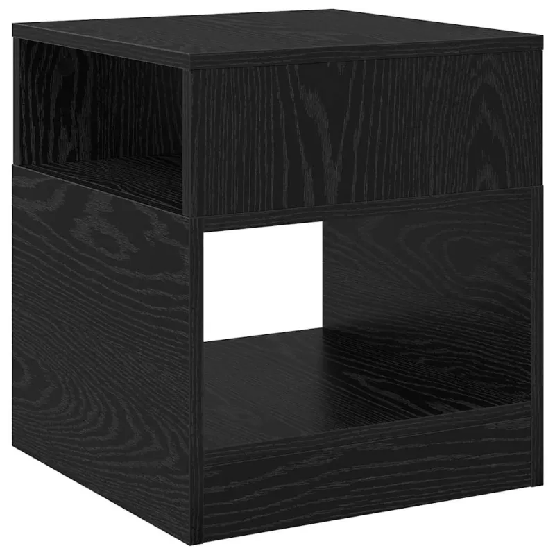 Žurnalinis staliukas 2 pcs Juodas ąžuolas 40,5 x 40 x 45 cm