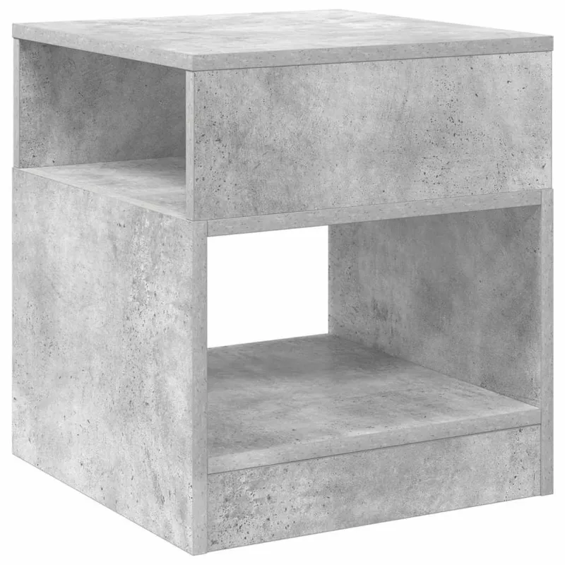 Žurnalinis staliukas 2 pcs Betono pilka 40,5 x 40 x 45 cm