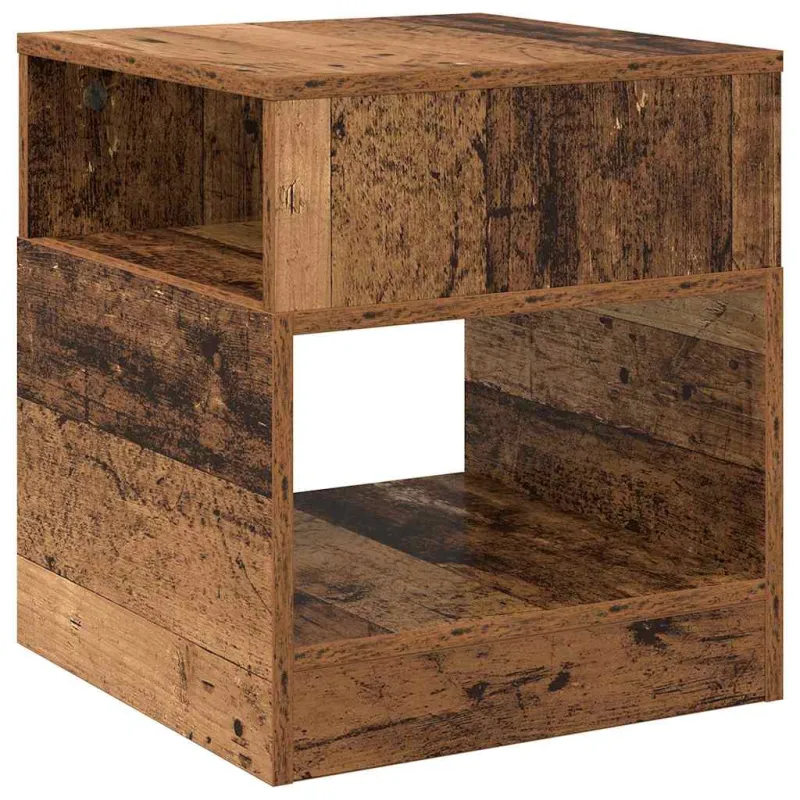 Žurnalinis staliukas 2 pcs Senas medis 40,5 x 40 x 45 cm