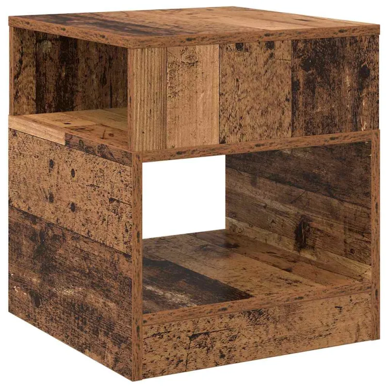 Žurnalinis staliukas 2 pcs Senas medis 40,5 x 40 x 45 cm