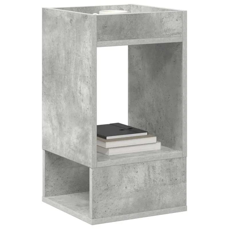 Žurnalinis staliukas 2 pcs Betono pilka 30 x 30 x 56 cm