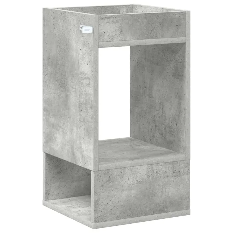 Žurnalinis staliukas 2 pcs Betono pilka 30 x 30 x 56 cm