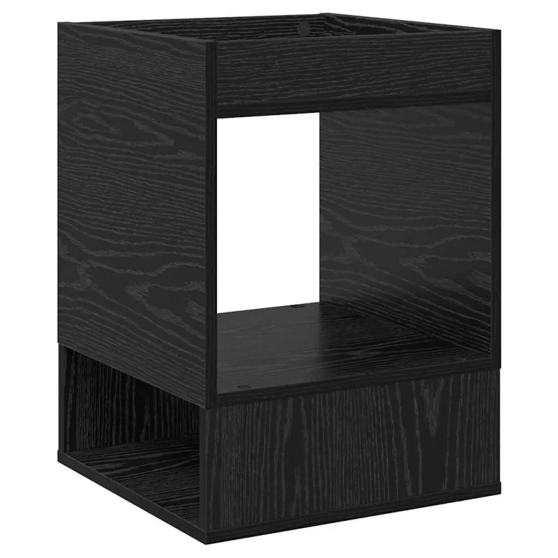 Žurnalinis staliukas 2 pcs Juodas ąžuolas 40 x 40 x 56 cm