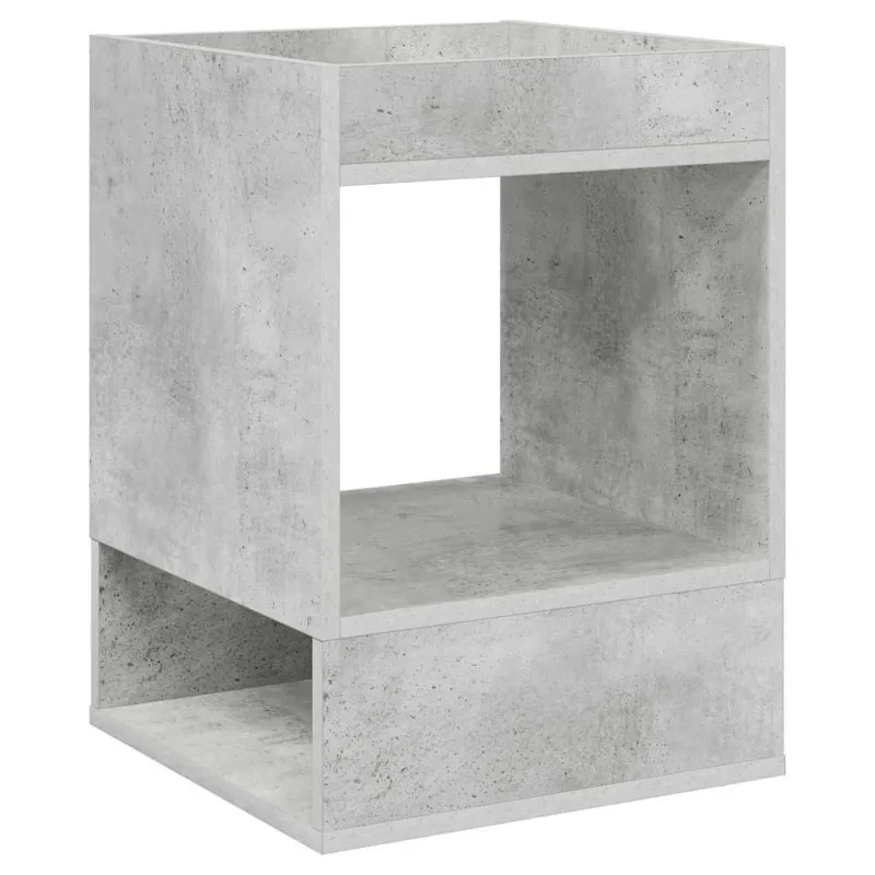 Žurnalinis staliukas 2 pcs Betono pilka 40 x 40 x 56 cm