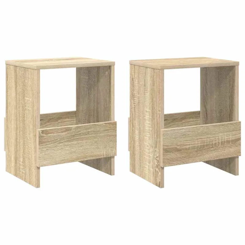 Žurnalų stovas 2 pcs Sonoma ąžuolas 35 x 30 x 45 cm