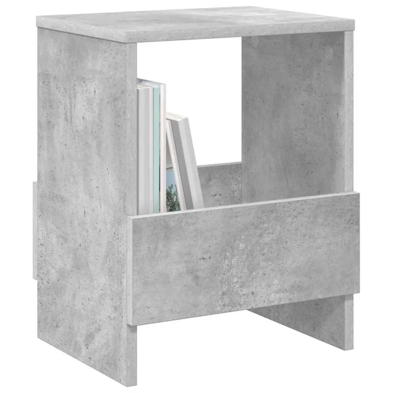 Žurnalų stovas 2 pcs Betono pilka 35 x 30 x 45 cm