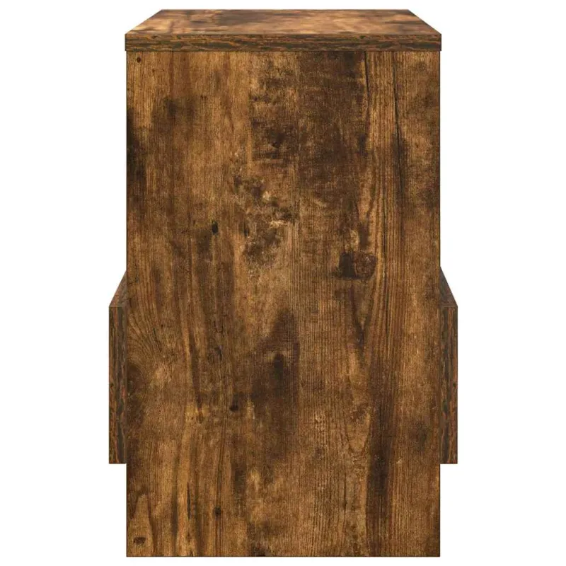 Žurnalų stovas 2 pcs Rūkyta ąžuolas 35 x 30 x 45 cm