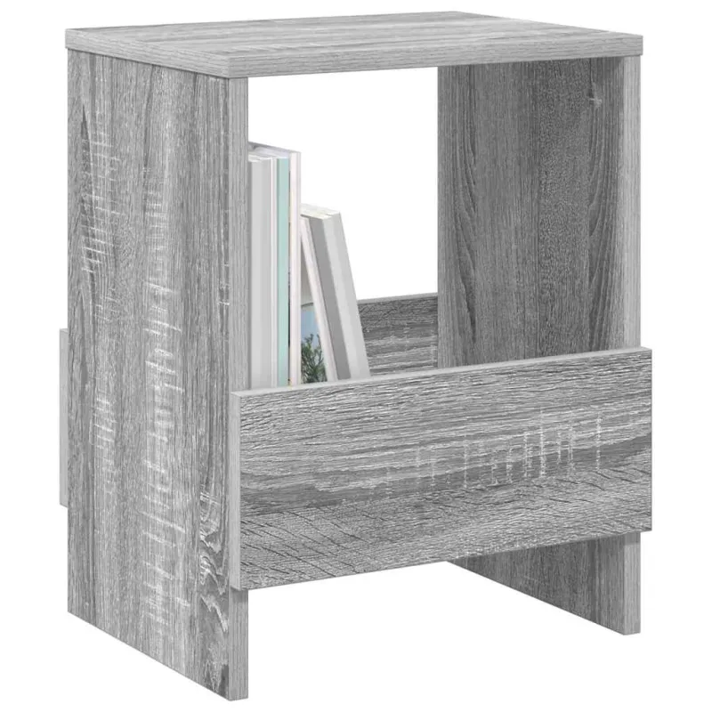 Žurnalų stovas 2 pcs Pilkas Sonoma 35 x 30 x 45 cm