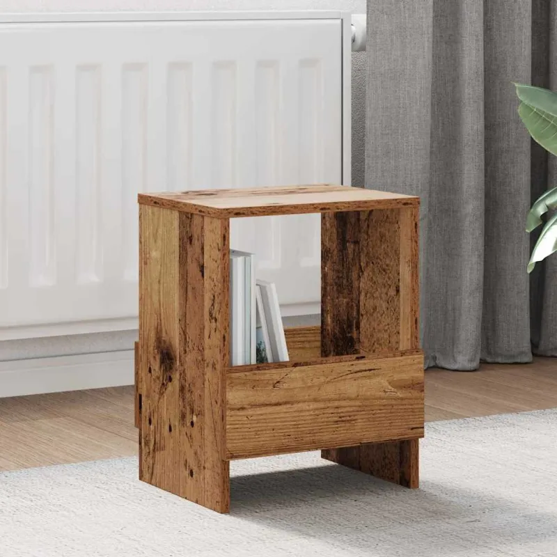 Žurnalų stovas 2 pcs Senas medis 35 x 30 x 45 cm