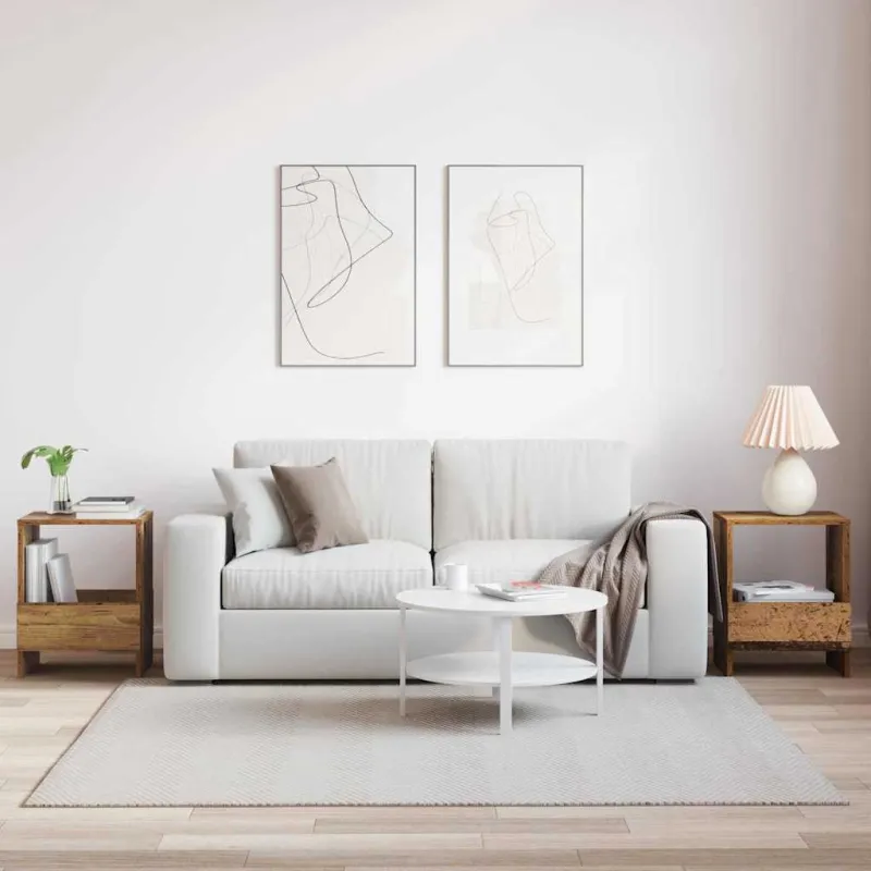 Žurnalų stovas 2 pcs Senas medis 35 x 30 x 45 cm