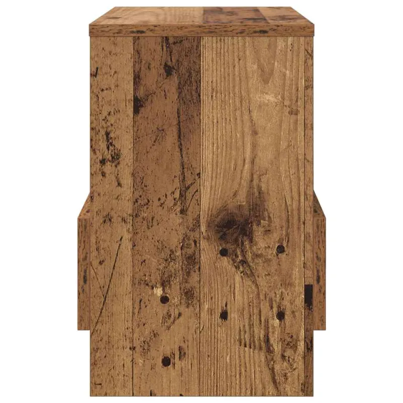 Žurnalų stovas 2 pcs Senas medis 35 x 30 x 45 cm