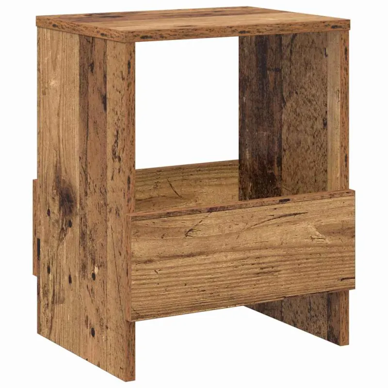 Žurnalų stovas 2 pcs Senas medis 35 x 30 x 45 cm