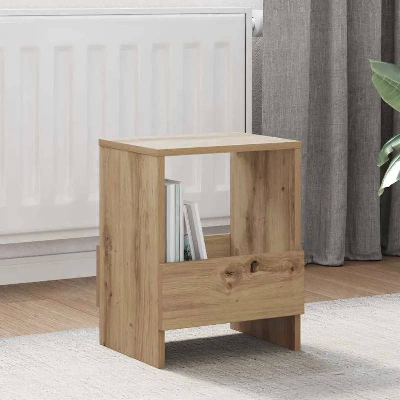 Žurnalų stovas 2 pcs Amatininkų ąžuolas 35 x 30 x 45 cm