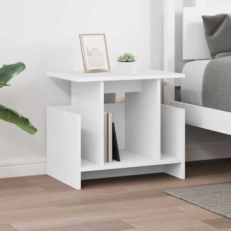 Televizoriaus stovas 2 pcs Balta 50 x 35 x 45 cm